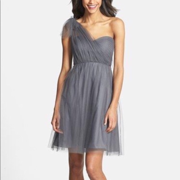 Jenny Yoo Wren Dress in Shadow Gray, Size 4 - Picture 2 of 7
